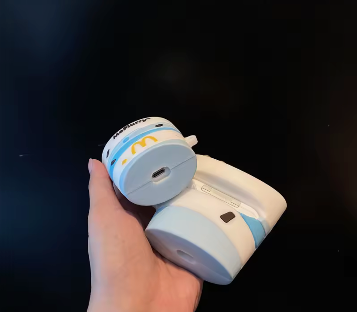 🥤Coque AirPods McDonald’s – Drink & IceCream Edition🍦(blue)